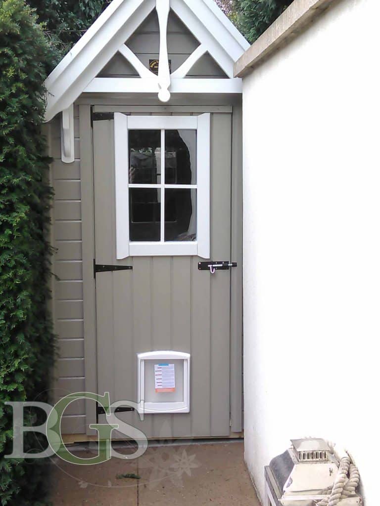 All New Sentry Style Storage Shed - Painted